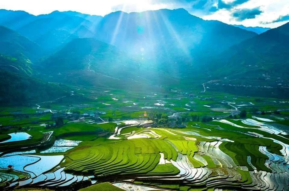Hoa Son Tra Hotel Mu Cang Chai Экстерьер фото